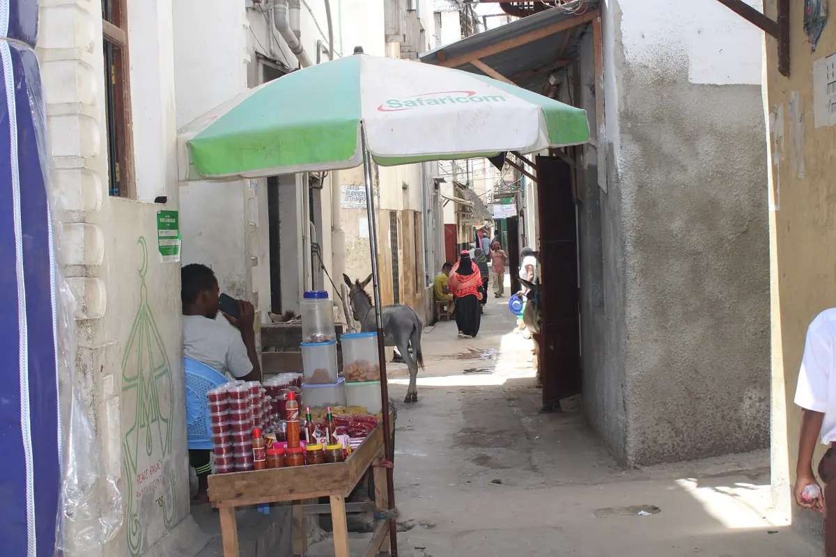 A street stall in Lamu Old Town