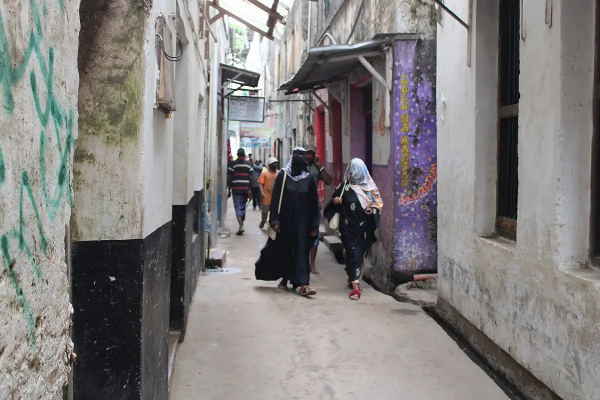 Usita wa Mui, die Hauptgasse der Altstadt von Lamu